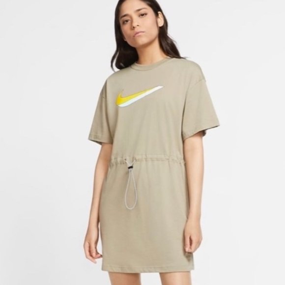 Nike Drawstring Waist Dress - Picture 1 of 4